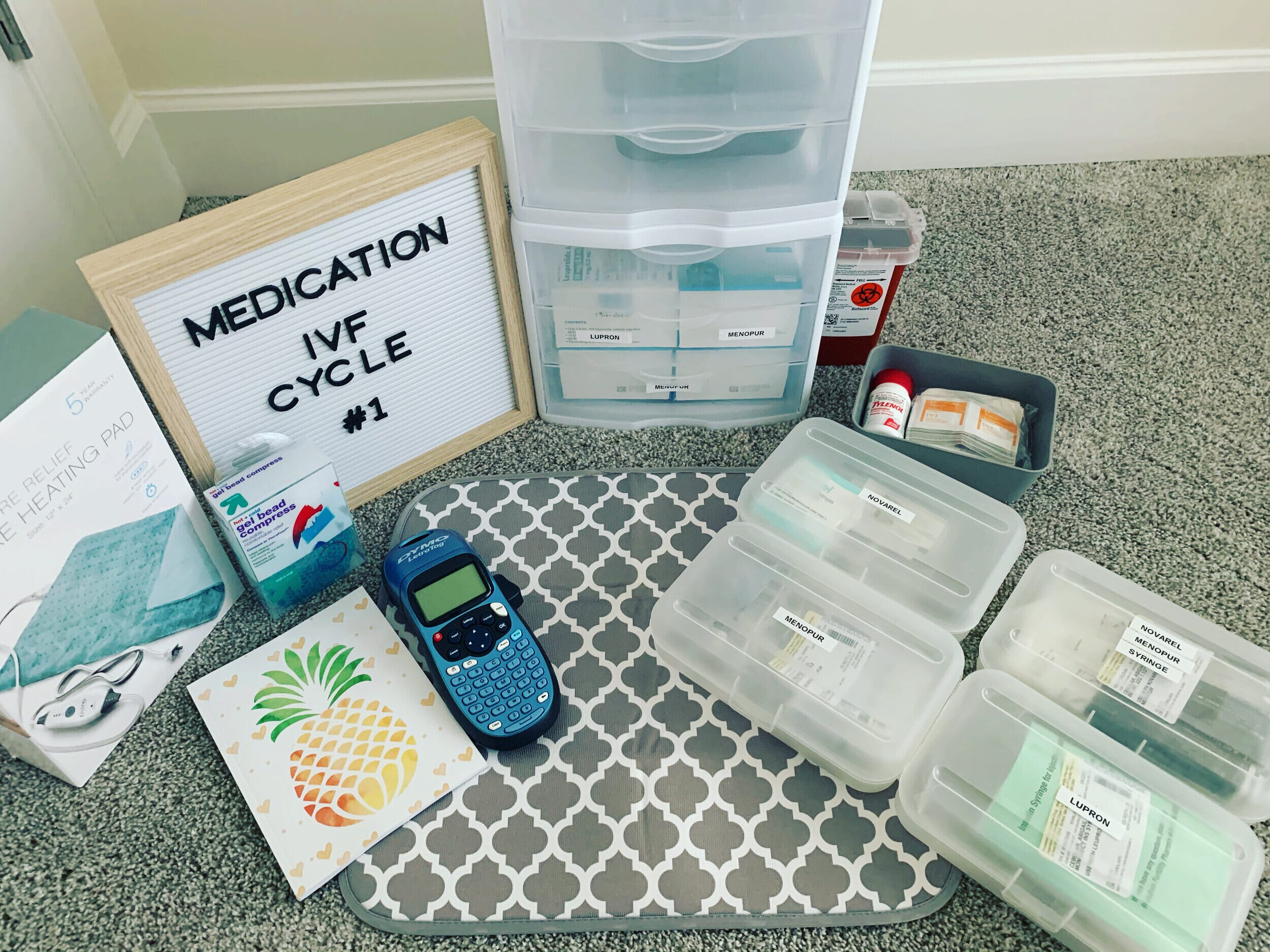 Best Way To Organize/Store Fertility Medications
